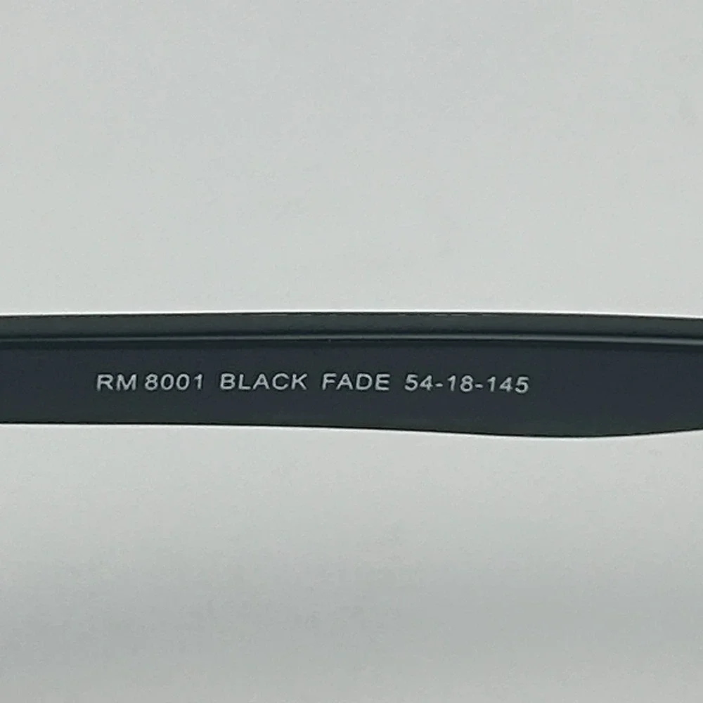 Robert Mitchel RM 8001 Mens Eyeglasses Frame Black Fade Full Rim 54-18-145 mm